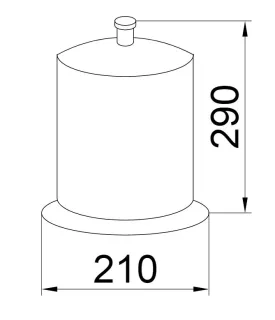 Донный клапан CLICK-CLAK 10508 с переливом